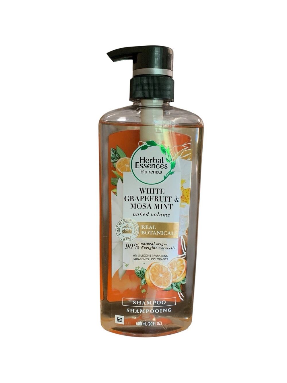 Herbal Essences Bio Renew White Grapefruit Mosa Mint Volume Shampoo 20.2 Oz New